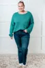 In Stitches Drop Shoulder Sweater sold by Charming Charlie