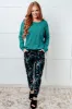 In Stitches Drop Shoulder Sweater sold by Charming Charlie