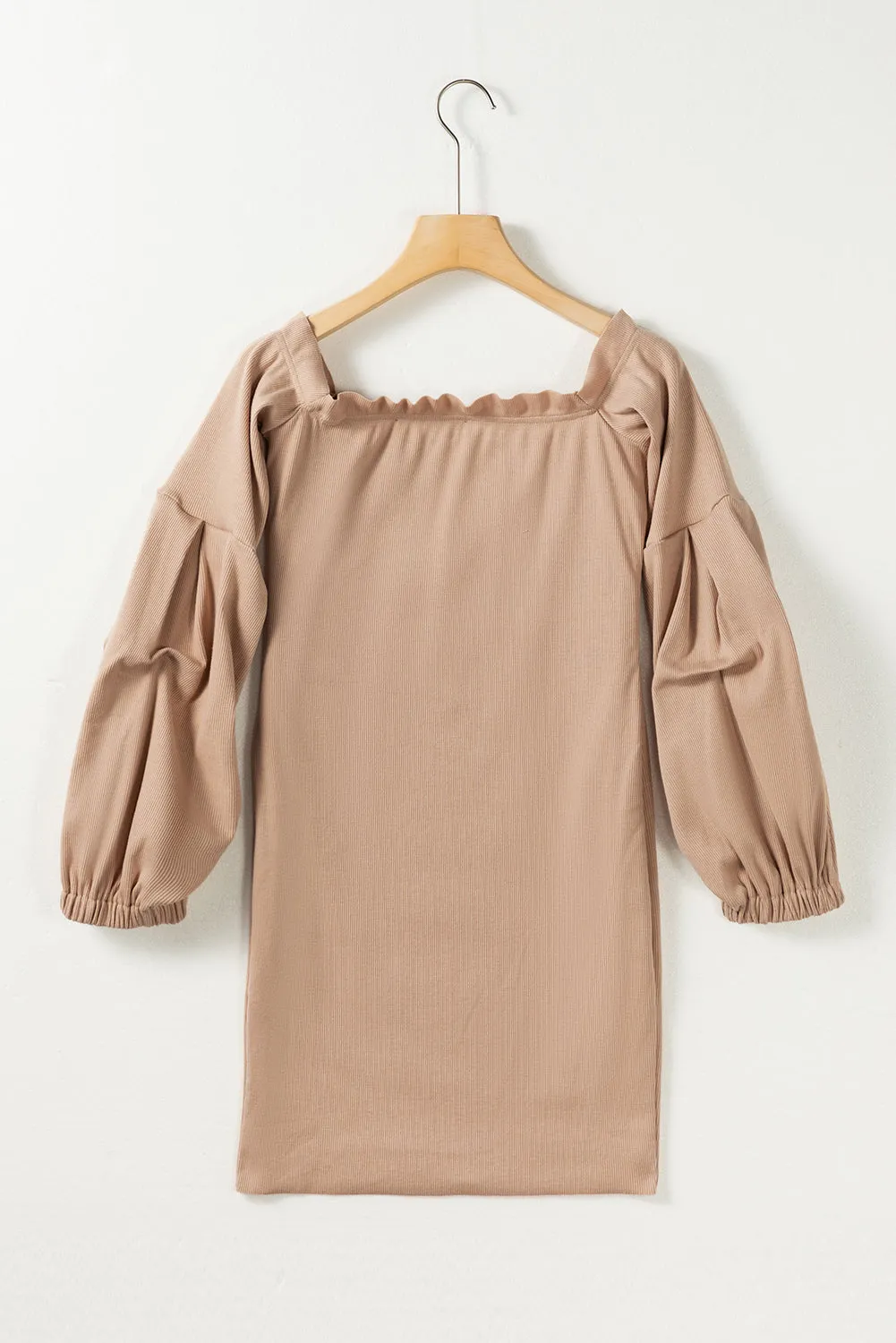 Ruched Off Shoulder Long Sleeve Dress sold by Charming Charlie product image thumbnail 4