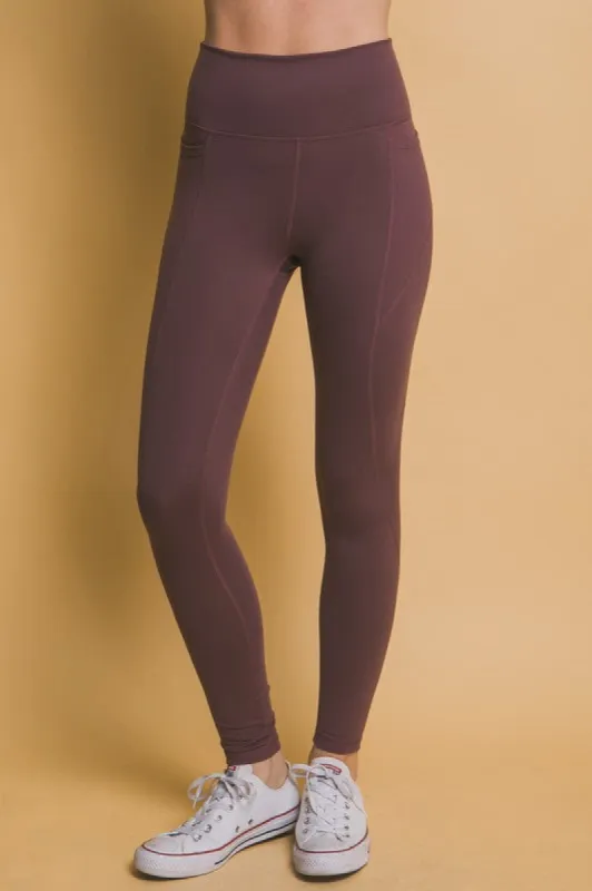 Love Tree High Waist Leggings with Side Pockets sold by Charming Charlie