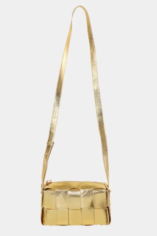 Fame Woven Crossbody Bag with Adjustable Strap sold by Charming Charlie