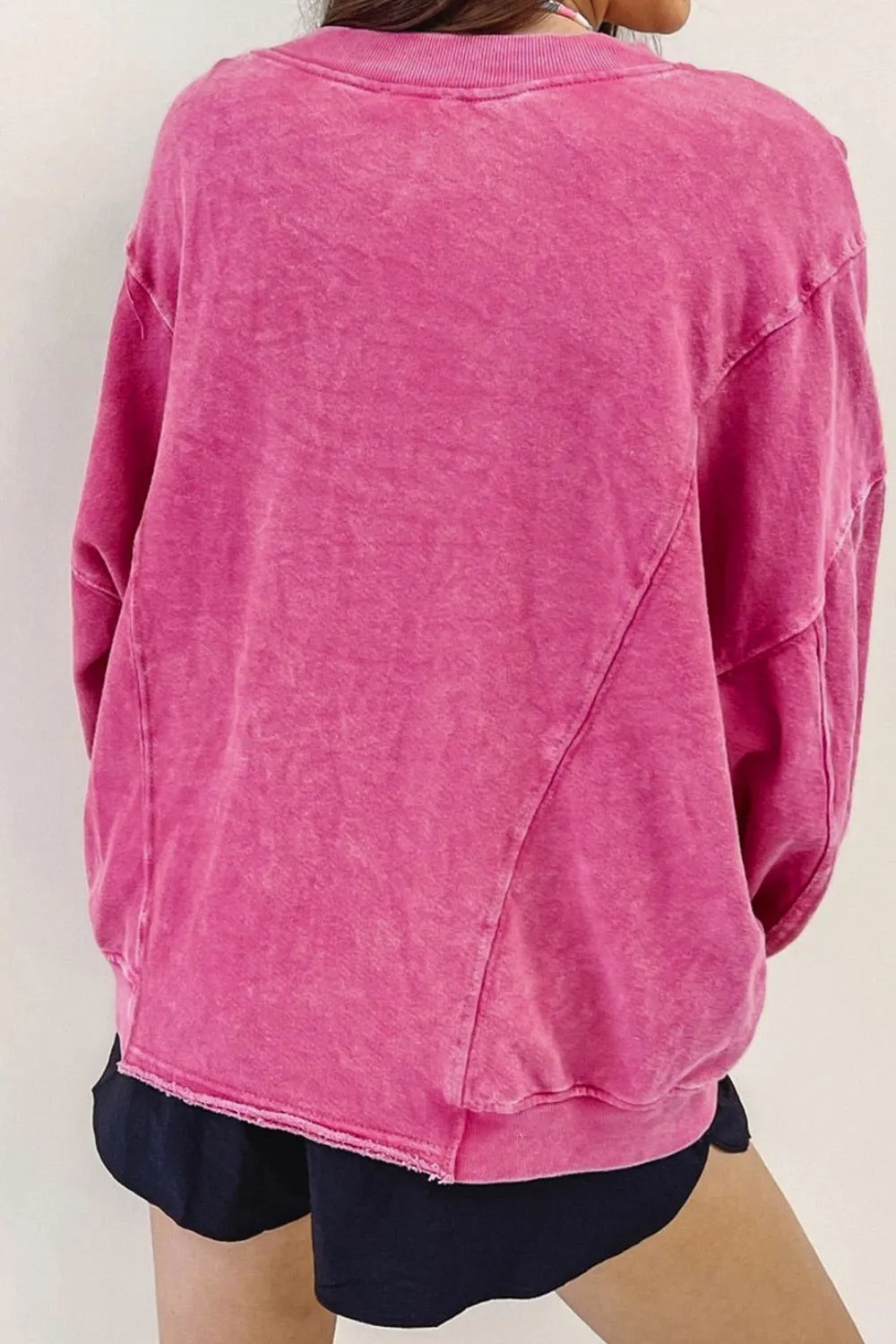 Round Neck Long Sleeve Sweatshirt sold by Charming Charlie product image thumbnail 2