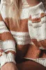 Striped Round Neck Dropped Shoulder Sweater sold by Charming Charlie