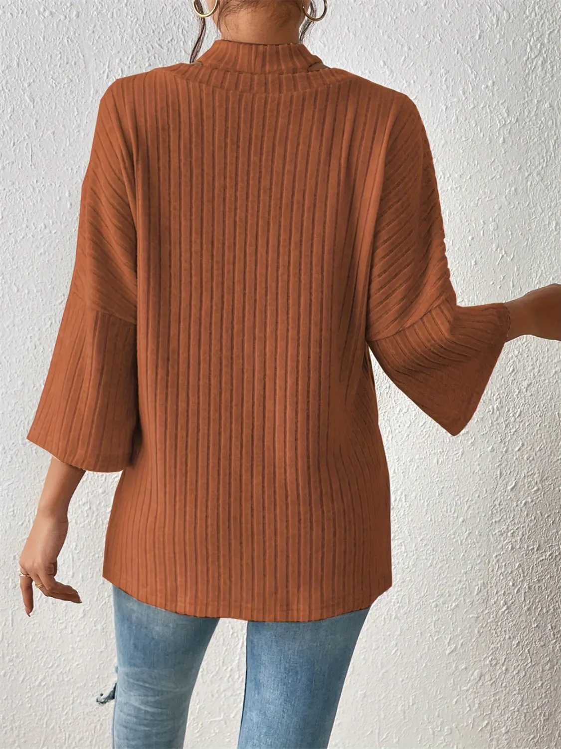 Grecian Neck Knit Vest and Drop Shoulder Top sold by Charming Charlie product image thumbnail 3