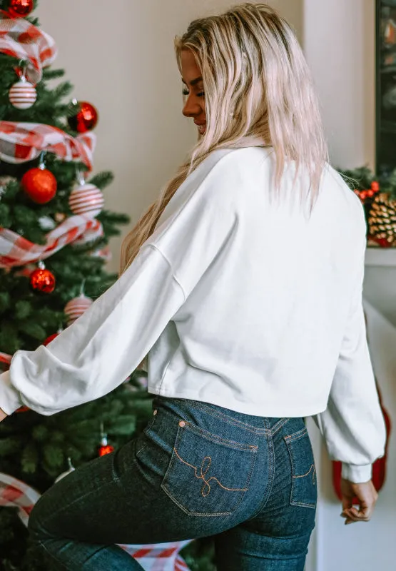 GAME DAY Football Notched Long Sleeve Sweatshirt sold by Charming Charlie product image thumbnail 5