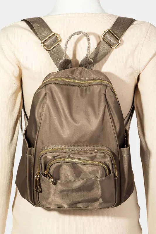 Fame Multi Pocket Nylon Backpack Bag sold by Charming Charlie product image thumbnail 5