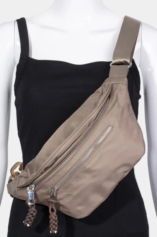 Fame Nylon Crossbody Bag with Adjustable Strap sold by Charming Charlie