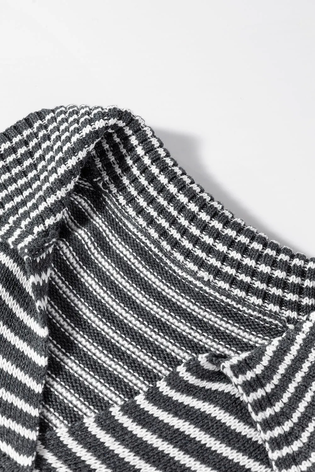 Pocketed Striped Johnny Collar Sweater Vest sold by Charming Charlie product image thumbnail 4