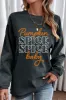 Letter Graphic Round Neck Long Sleeve Sweatshirt sold by Charming Charlie