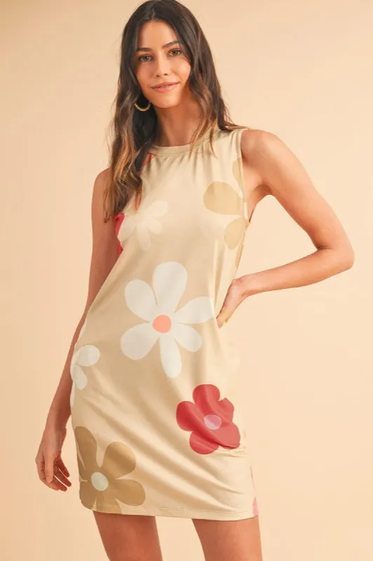Daisy Flower Print Tank Dress sold by Charming Charlie