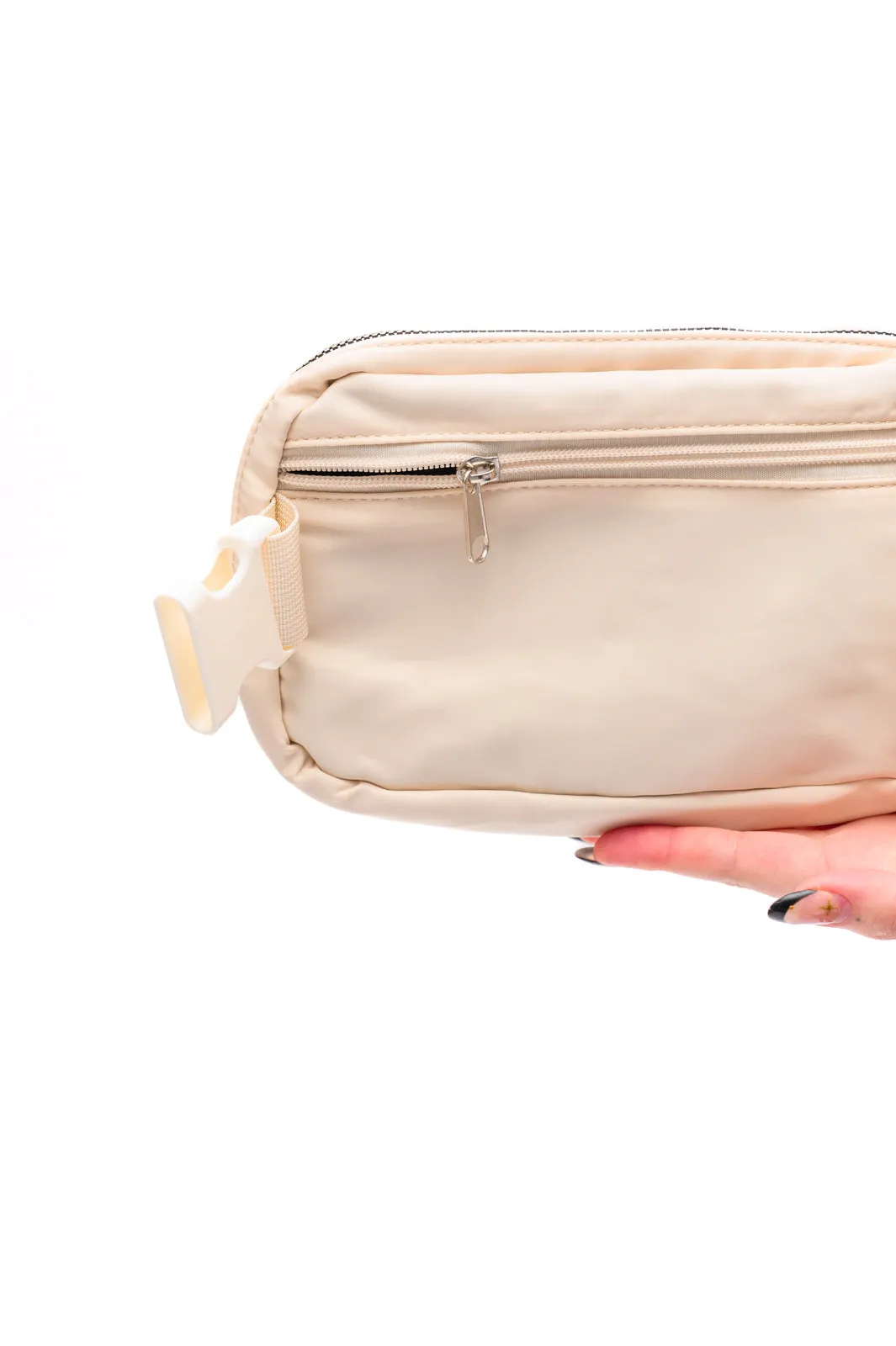 Everywhere I Go Crossbody Belt Bag in Ivory sold by Charming Charlie product image thumbnail 3