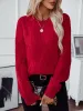 Round Neck Long Sleeve Sweater sold by Charming Charlie