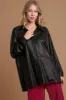 Umgee Side Slit Button Up Long Sleeve Shirt sold by Charming Charlie