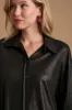 Umgee Side Slit Button Up Long Sleeve Shirt sold by Charming Charlie