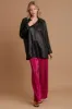Umgee Side Slit Button Up Long Sleeve Shirt sold by Charming Charlie