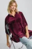 Umgee Full Size Polka Dot Button Up Half Sleeve Shirt sold by Charming Charlie