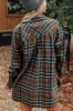 Plaid Collared Neck Button Up Jacket sold by Charming Charlie