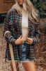Plaid Collared Neck Button Up Jacket sold by Charming Charlie