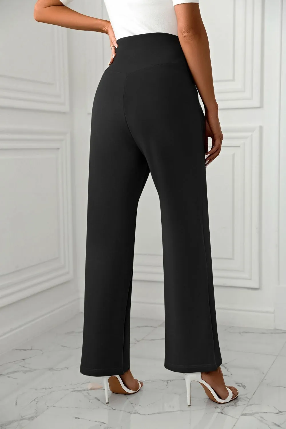 High Waist Straight Leg Pants sold by Charming Charlie product image thumbnail 2