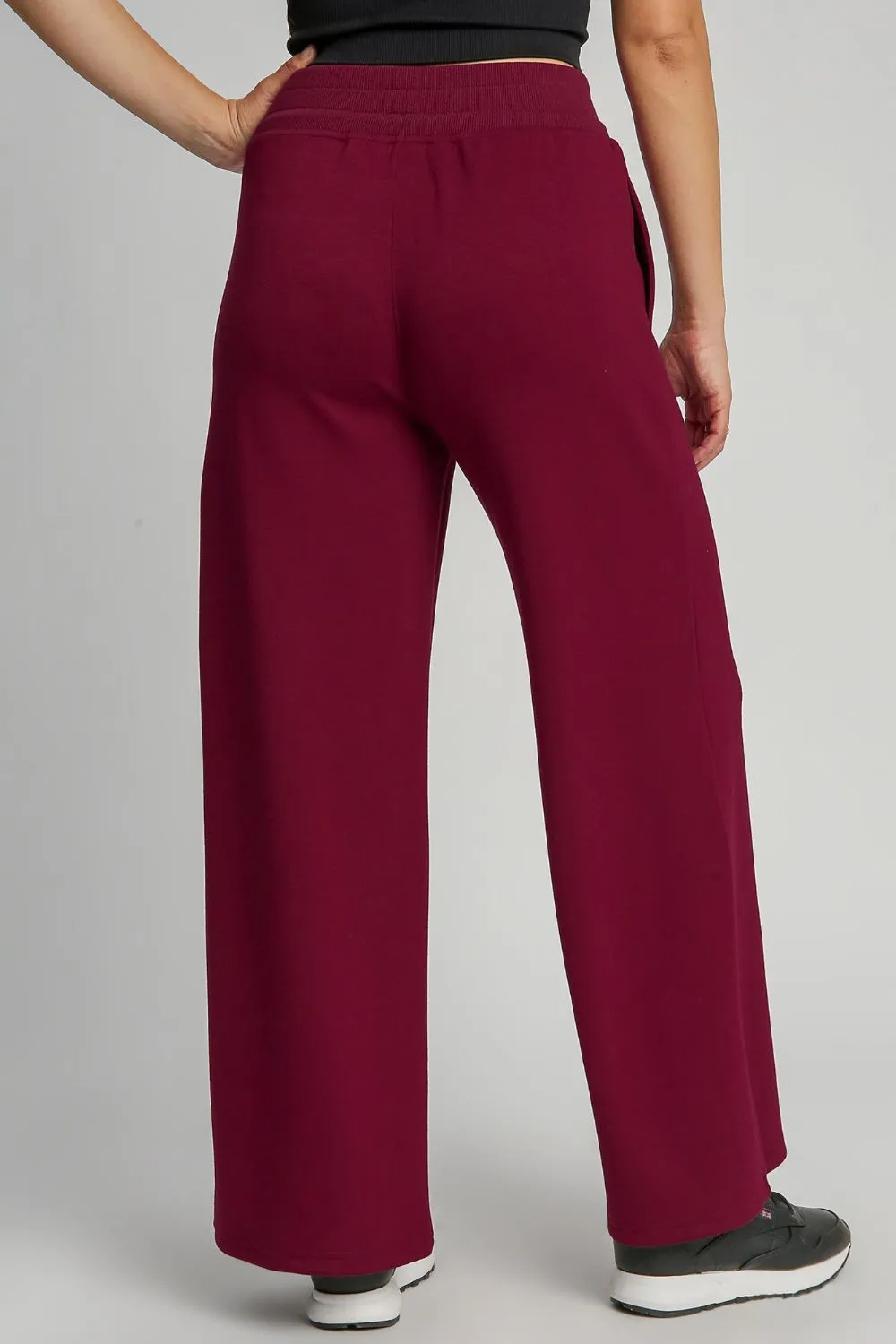Umgee Full Size Drawstring Wide Leg Pants with Pockets sold by Charming Charlie product image thumbnail 2