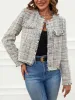 Raw Hem Round Neck Jacket sold by Charming Charlie