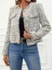 Raw Hem Round Neck Jacket sold by Charming Charlie
