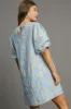 Umgee Floral Jacquard Puff Sleeve Mini Dress sold by Charming Charlie