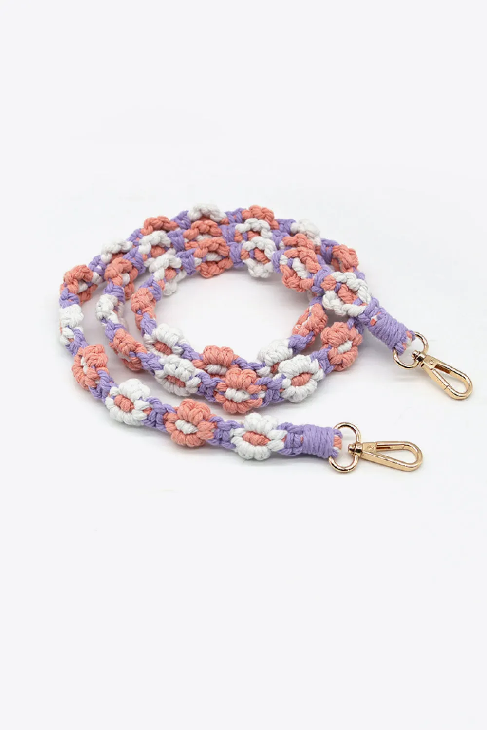 Macrame Flower Lanyard sold by Charming Charlie