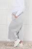 In or Out Wide Leg Cropped Pants in Light Grey sold by Charming Charlie