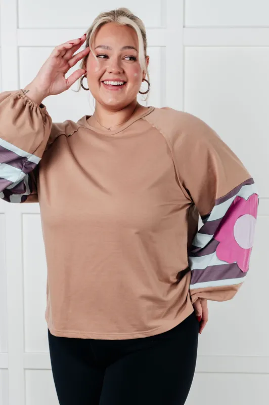 New and Improved Floral Patchwork Top sold by Charming Charlie