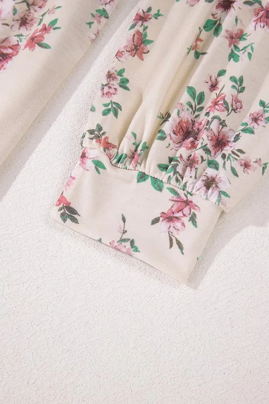 Women's Casual Floral Print Long Sleeve Blouses sold by Charming Charlie product image thumbnail 5