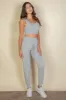 French Terry Cropped Tank Top & Joggers Set sold by Charming Charlie