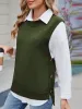 Buttoned Round Neck Sweater Vest sold by Charming Charlie