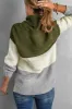 Color Block Turtleneck Long Sleeve Sweater sold by Charming Charlie