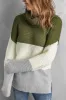 Color Block Turtleneck Long Sleeve Sweater sold by Charming Charlie