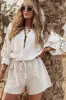 Embroidered Button Down Long Sleeve Shirt sold by Charming Charlie