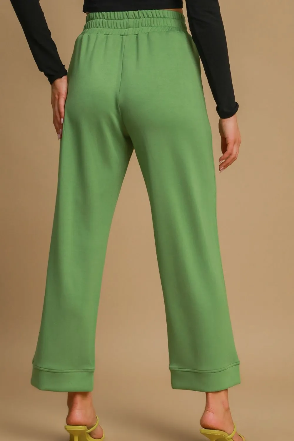 Umgee Drawstring Wide Leg Pants with Pockets sold by Charming Charlie product image thumbnail 2
