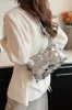 Sequin Knotted Straps Shoulder Bag sold by Charming Charlie