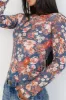 Floral Round Neck Long Sleeve T-Shirt sold by Charming Charlie
