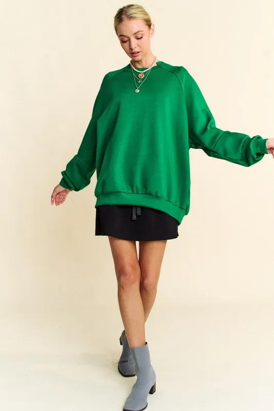 Davi & Dani Round Neck Raglan Sleeve Sweatshirt sold by Charming Charlie product image thumbnail 4