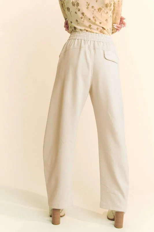 Davi & Dani Drawstring Wide Leg Sweatpants sold by Charming Charlie product image thumbnail 2