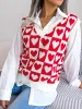 Heart V-Neck Sweater Vest sold by Charming Charlie