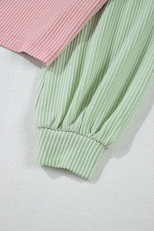 Women Colorblock Patchwork Drop Sweatshirts sold by Charming Charlie product image thumbnail 5