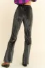 Davi & Dani Elastic Waist Knit Flare Pants sold by Charming Charlie