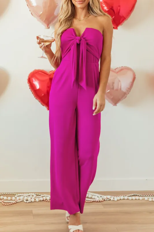 Tied Tube Wide Leg Jumpsuit sold by Charming Charlie