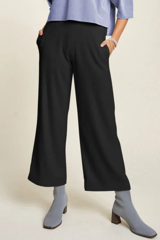 Davi & Dani Wide Leg Mid-Rise Pants sold by Charming Charlie