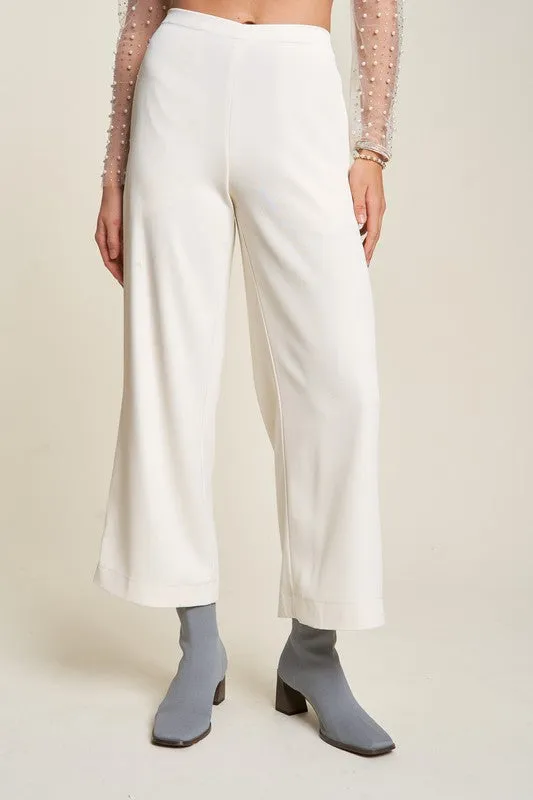 Davi & Dani Wide Leg Mid-Rise Pants sold by Charming Charlie