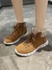 Suede Faux Fur Round Toe Boots sold by Charming Charlie