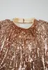 Backless Sequin Mock Neck Long Sleeve Mini Dress sold by Charming Charlie