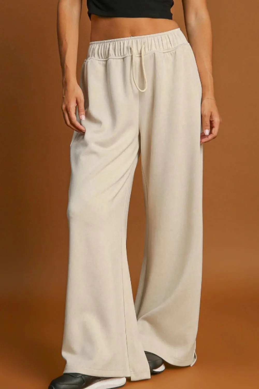 Drawstring Wide Leg Pants sold by Charming Charlie